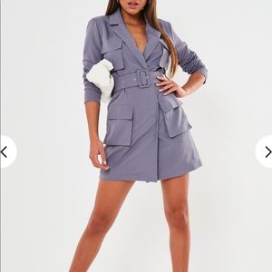 NWT Misguided Sage Blazer Dress